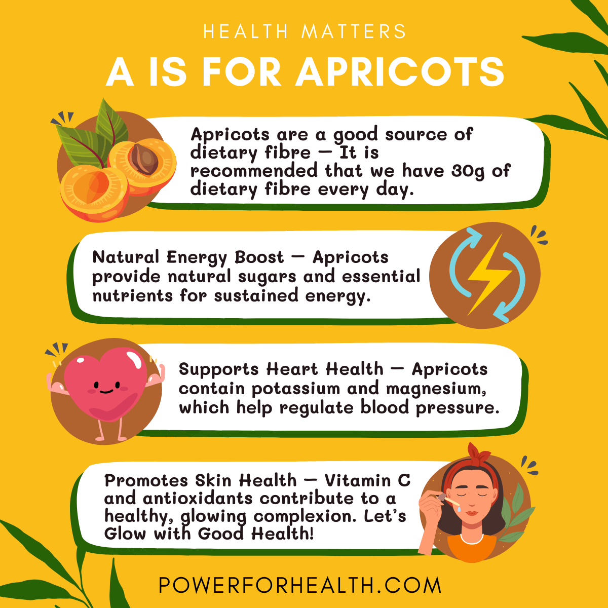 A is for Apricots