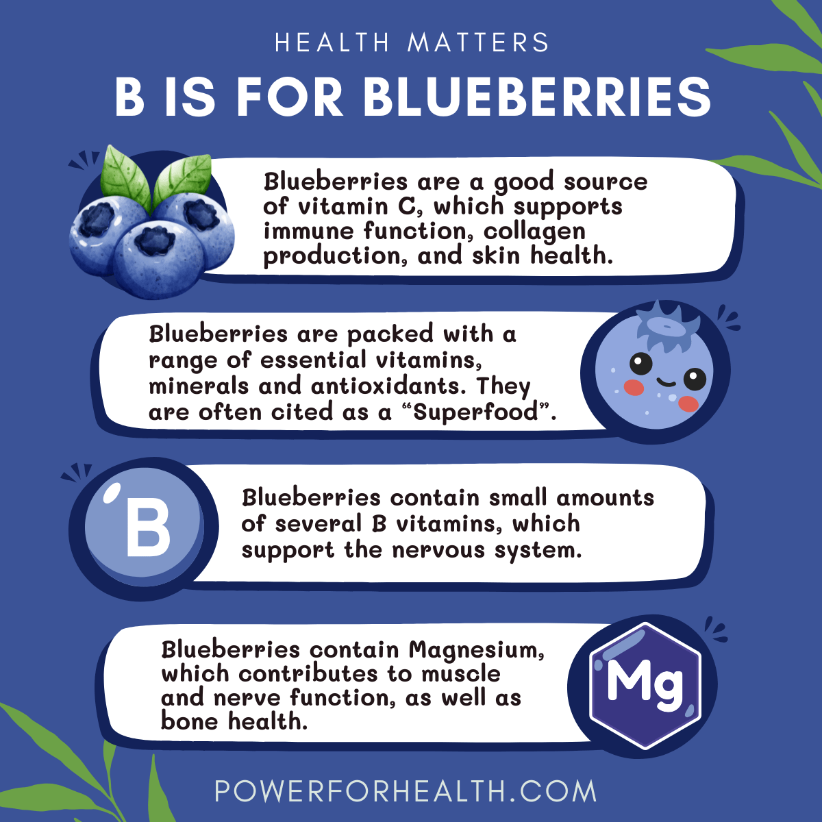 B is for Blueberries